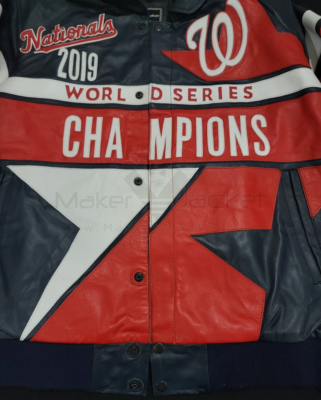 Washington Nationals World Series Jacket Size Men's XL - Maker of Jacket