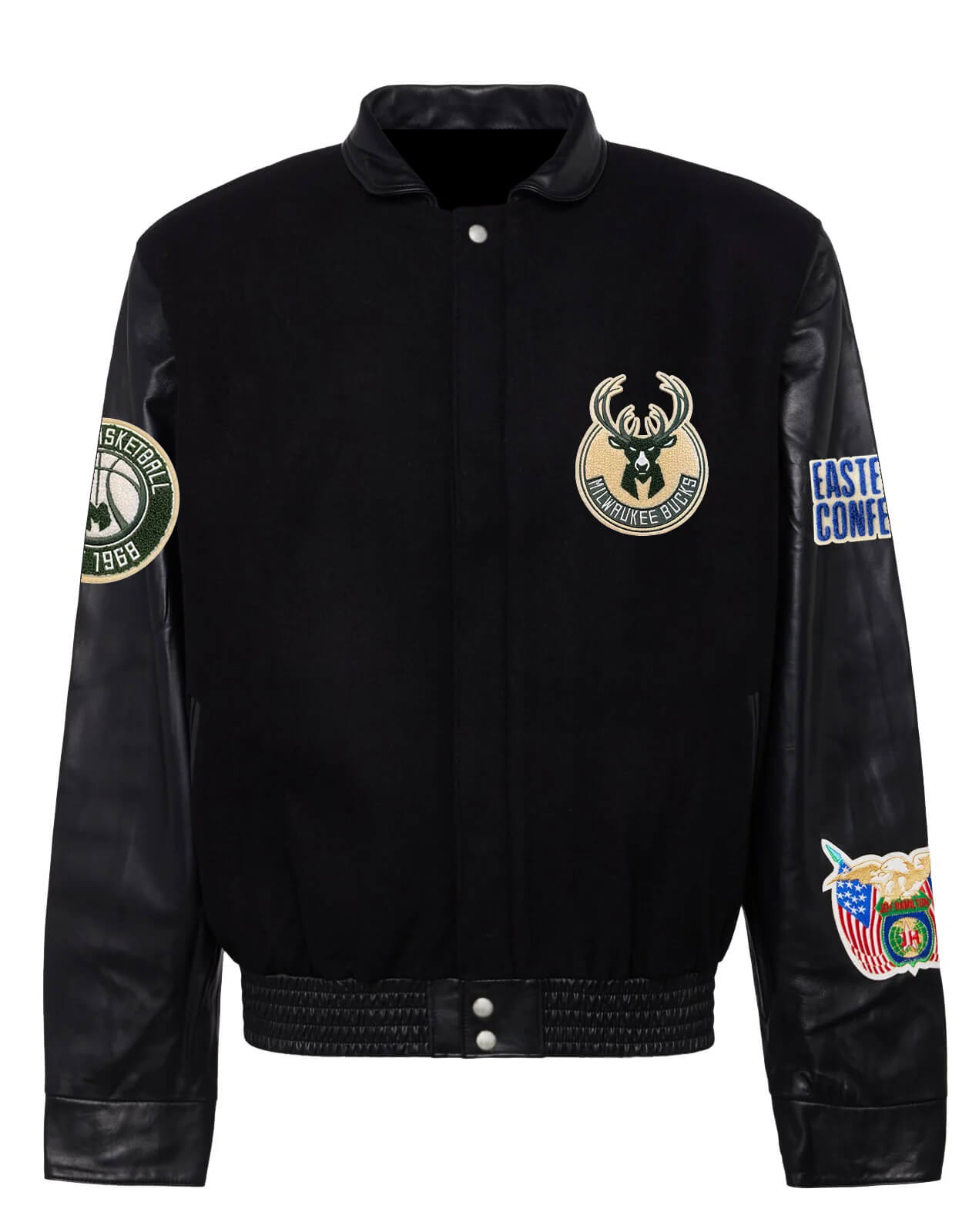 Milwaukee Bucks Nba Varsity Leather Jacket