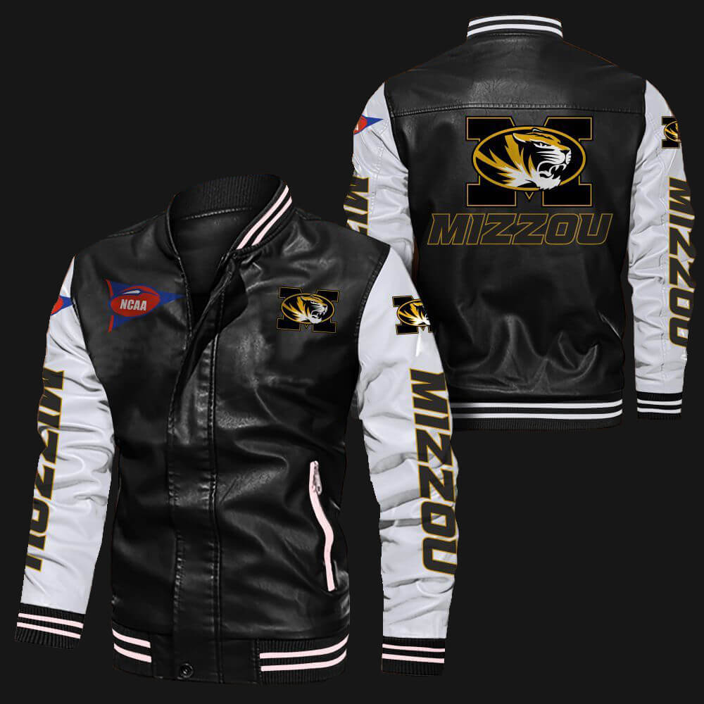 University of Missouri Leather Varsity Jacket - Maker of Jacket