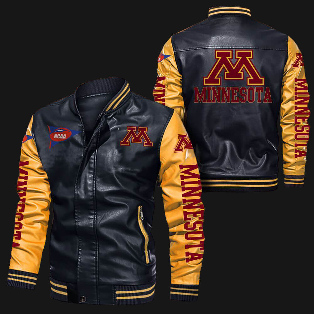 Pro Edge, Jackets & Coats, University Of Minnesota Golden Gophers Proedge Leather  Jacket Xxl