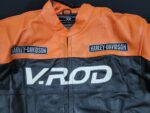 Harley Davidson V Rod Motorcycle Leather Jacket