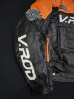Harley Davidson V Rod Motorcycle Leather Jacket