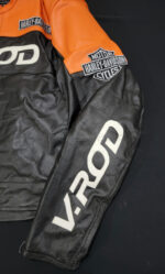 Harley Davidson V Rod Motorcycle Leather Jacket