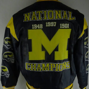 Michigan Wolverines National Champions Leather Jacket