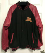 Minnesota Golden Gophers Red Black Varsity Jacket