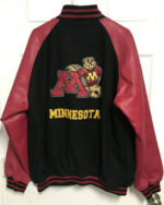 Minnesota Golden Gophers Red Black Varsity Jacket
