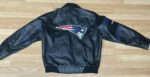 Vintage New England Patriots NFL Football Leather Jacket