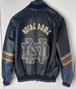 Vintage Notre Dame G III Fighting Irish Leather Jacket
