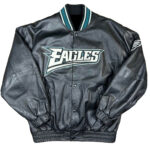 Vintage-Philadelphia-Eagles-Black-Leather-Jacket