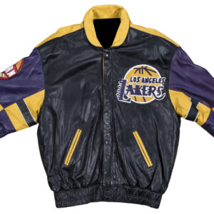 Lakers Warm-up Jacket  Los Angeles Purple Jacket - Hollywood Leather  Jackets