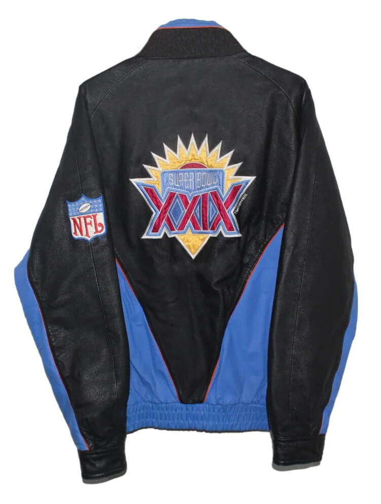 Vtg Pro Player Super Bowl XXIX Leather Jacket - Maker of Jacket