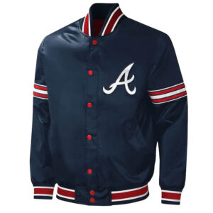 Atlanta Braves Starter The Captain II Full-Zip Jacket - Cream