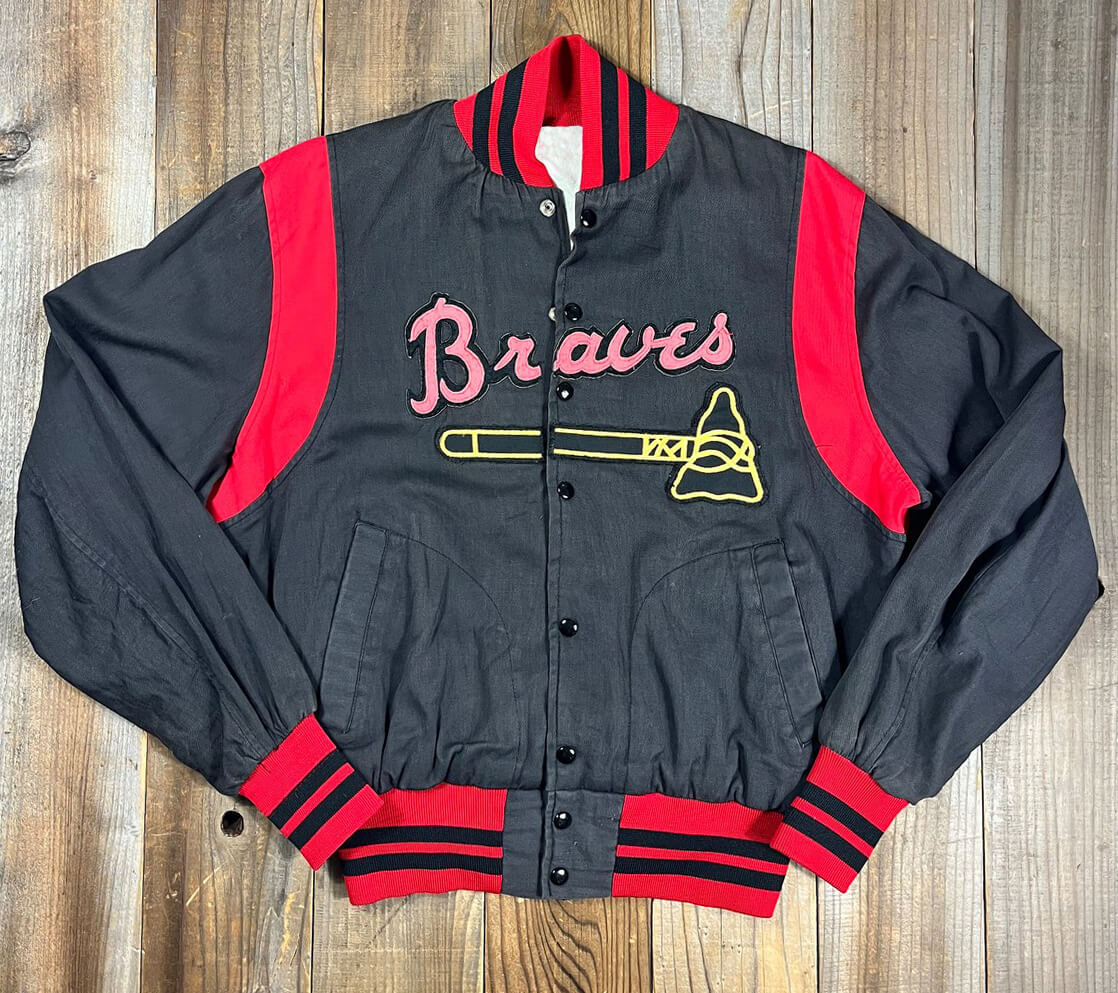 MLB Atlanta Braves Black Bomber Jacket