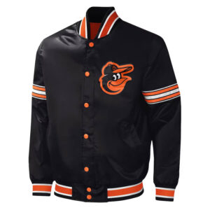 MLB Baltimore Orioles Fans Style 6 Logo Black And Brown Leather Jacket Men  And Women - Freedomdesign