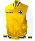 Los Angeles Rams Men's Lightweight Satin Jacket - White 22 Wht / 3XL