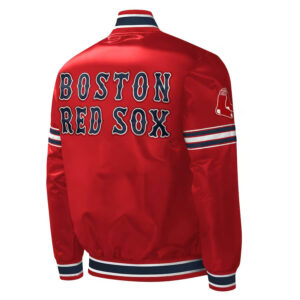 Boston Red Sox Midfield Full-Snap Satin Jacket