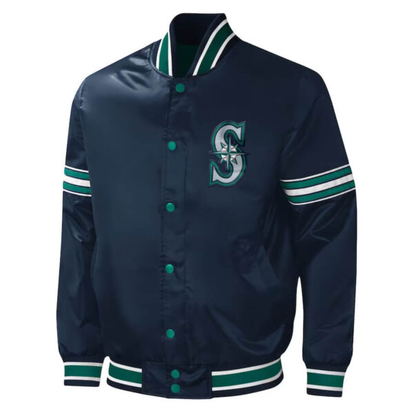 MLB-Seattle-Mariners-Midfield-Full-Snap-Satin-Jacket