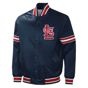 MLB St. Louis Cardinals White and Red Varsity Jacket - Jacket Makers