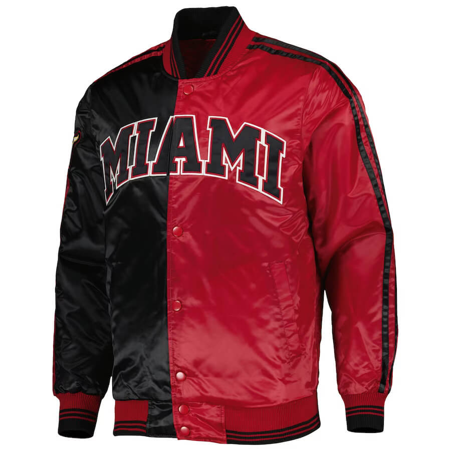 Films Jackets Miami Heat NBA Varsity Bomber Jacket