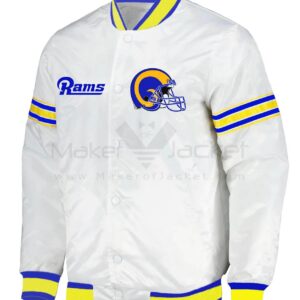Cooper Kupp 18 Los Angeles Rams NFL Satin Jacket - Maker of Jacket