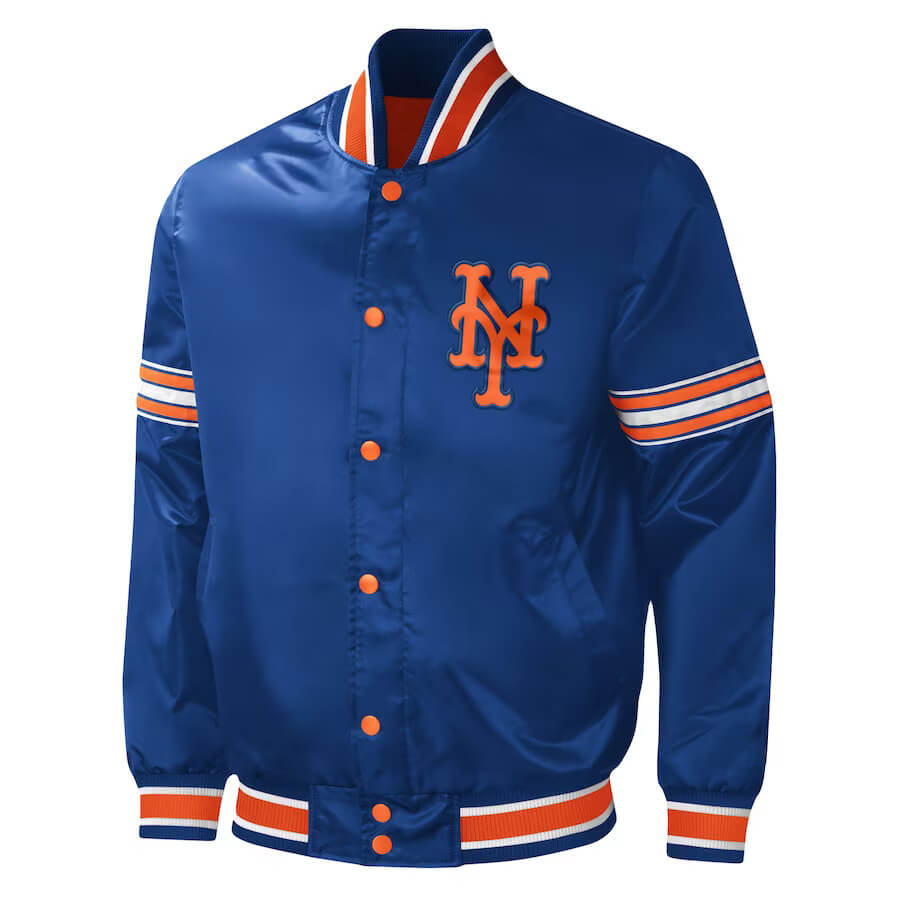 New York Mets Pro Standard Satin Full-Snap Jacket - Camo