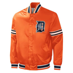 Men's Detroit Tigers Pro Standard Navy/White Varsity Logo Full-Zip Jacket