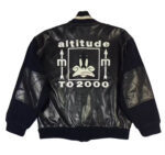 Vintage Daffy Duck Leather Bomber Jacket
