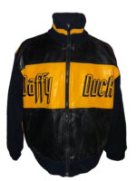 Vintage Jean Charles Daffy Duck Leather Jacket