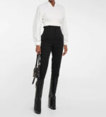 Givenchy White Cropped Varsity Jacket
