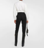 Givenchy White Cropped Varsity Jacket