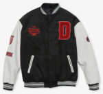 ST George Dragons 2023 Black White Varsity Jacket