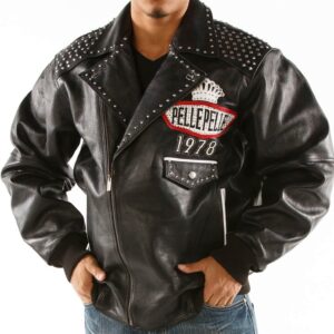 Pelle Pelle Lethal Black Biker Leather Jacket