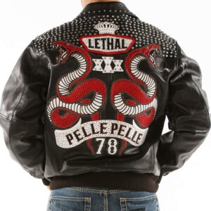 Pelle Pelle Lethal Black Biker Leather Jacket