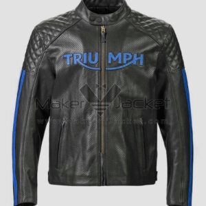 Black-Blue-Triumph-Racing-Motorcycle-Leather-Jacket