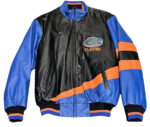 Florida-Gators-Blue-and-Black-Leather-Jacket