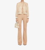 Givenchy Full Snap Satin Bomber Jacket