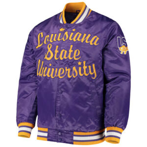 LSU-Tigers-O-Line-Full-Button-Purple-Satin-Jacket