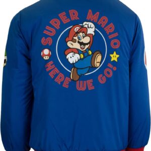 Nintendo Super Mario Blue Bomber Jacket