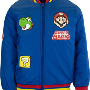 Nintendo Super Mario Blue Bomber Jacket