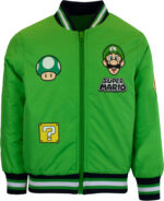 Nintendo Super Mario Luigi Green Bomber Jacket