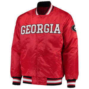 Georgia-Bulldogs-O-Line-Full-Button-Satin-Jacket