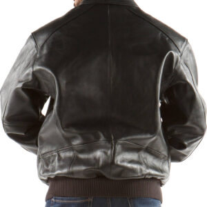 Pelle Pelle Basic Applique Black Leather Jacket