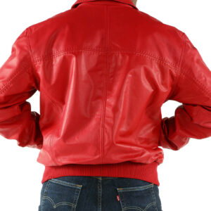 Pelle Pelle Basic Red Bomber Leather Jacket