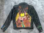 Vintage-Wile-E-Coyote-Looney-Tunes-Biker-Leather-Jacket