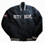 Betty Boop Black California USA Bomber Jacket