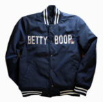 Betty Boop Navy California USA Bomber Jacket
