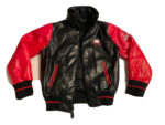 Betty Boop Pudgy Black Red Leather Jacket