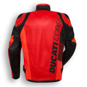 Ducati-Corse-Motorcycle-Tricolor-Leather-Jacket