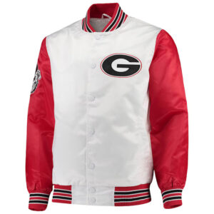 Georgia-Bulldogs-The-Legend-Full-Snap-Satin-Jacket