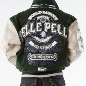 Pelle Pelle Road Rally Green Varsity Jacket